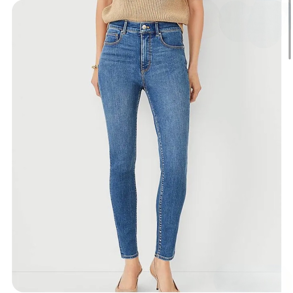 LOFT Blue Skinny Fit Jeans